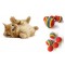 2 Adet Gökkuşağı Renkli Kedi Köpek Oyun Topu 4,2 Cm